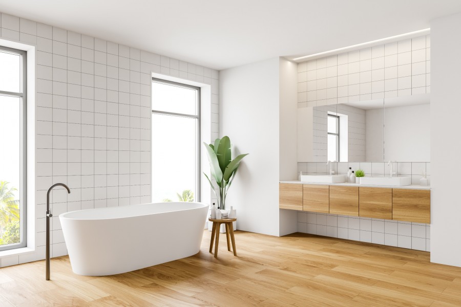 Comment entretenir un sol en parquet dans une salle de bain ?